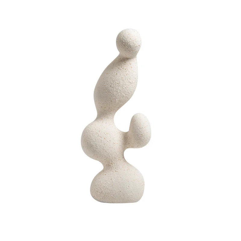 Italian minimalist abstract art smart resin ornament sales office hotel entrance bogu rack new and peculiar decoration