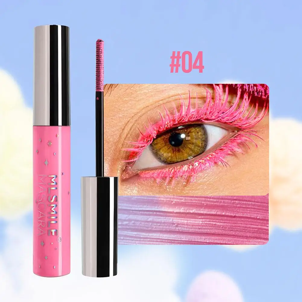 Halloween Party personalisierte dekorative Farbe Mascara Mascara charmante 7-Make-up wasserdichte Augenfarben Zubehör K3N5