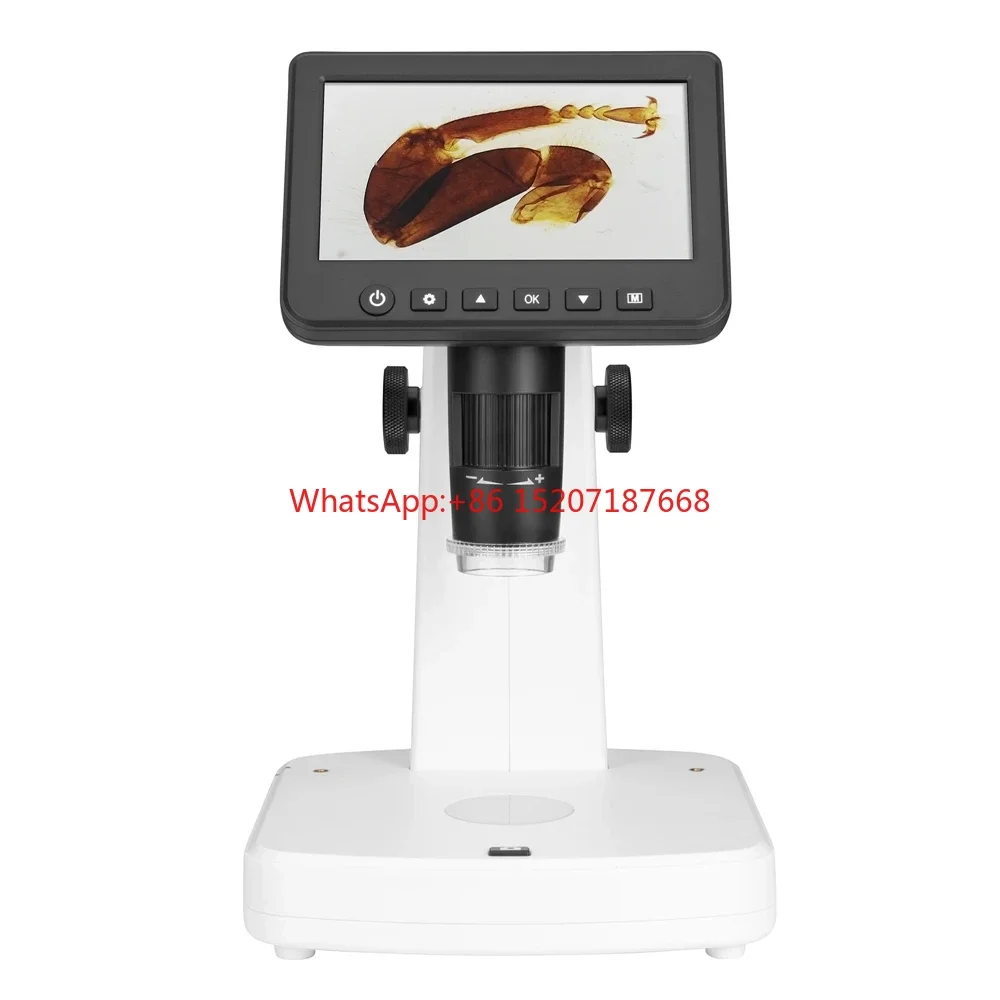 

Newest portable 5.0 inch lcd microscope with polarizer low price UM058