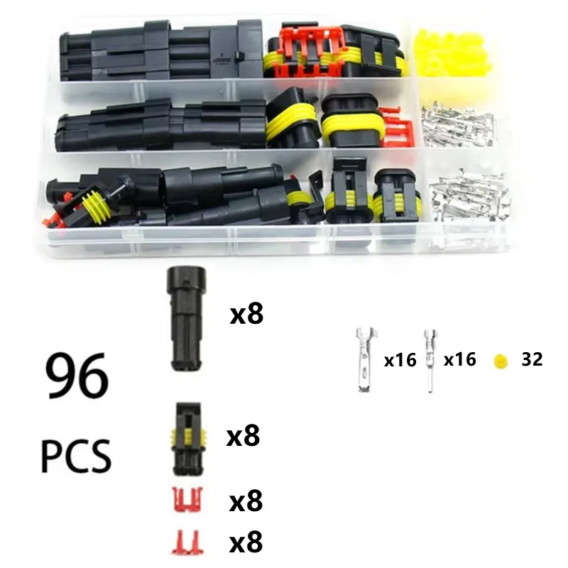 96Pcs Waterproof Au…