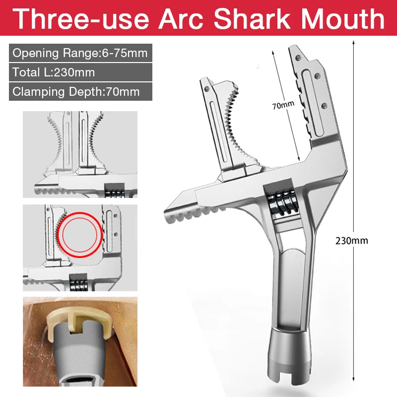 العالمي الحمام وجع انبوب ماء أداة التثبيت بالوعة وجع الحمام العالمي قابل للتعديل افتتاح كبير انبوب ماء وجع #6