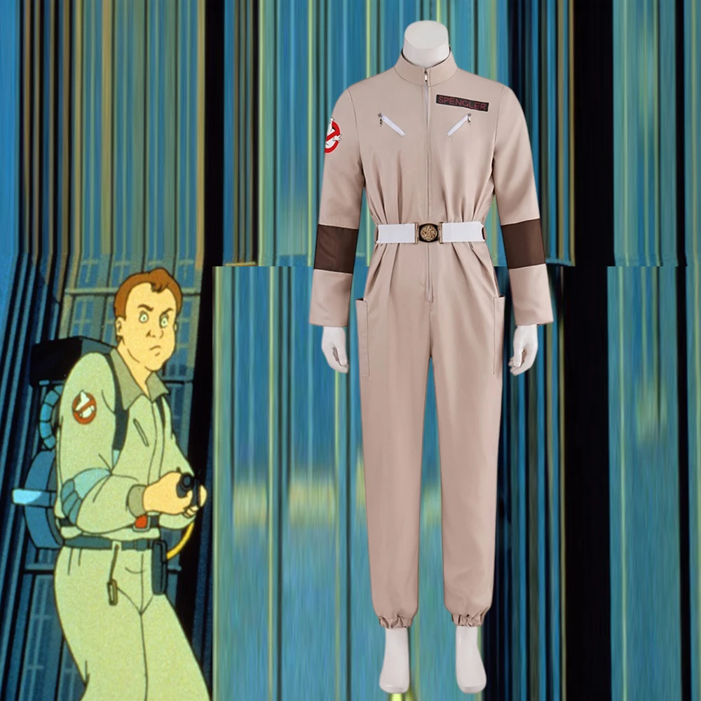 

Gary Grooberson Cosplay Horror Movie Costume For Men Retro Battle Uniform Disguise Hunter Rompers Halloween Party Jumpsuit