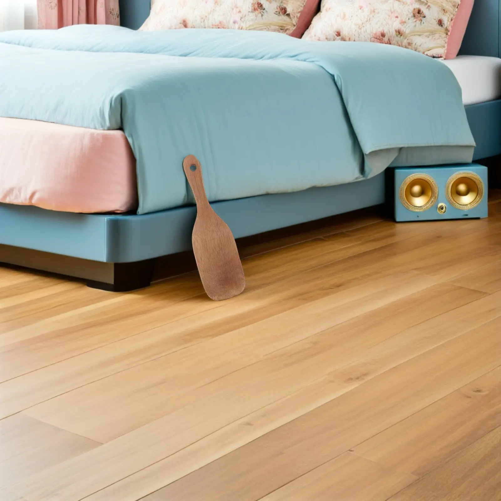 2Pcs Mattress Lifter Bed Making Tool Ergonomic Wooden Sheet Tucker Paddle Mattress Tucking Tool Reduce Hand Strain