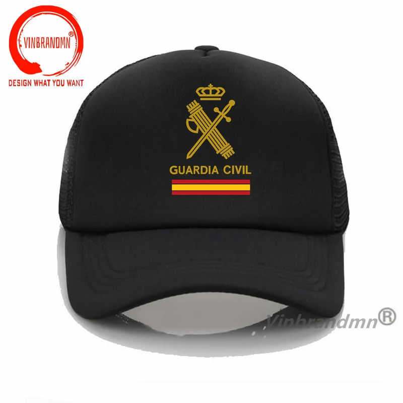 Gorras de béisbol Guardia Civil España, gorras con visera ajustable clásicas a la moda, sombrero de pescador de pesca informal
