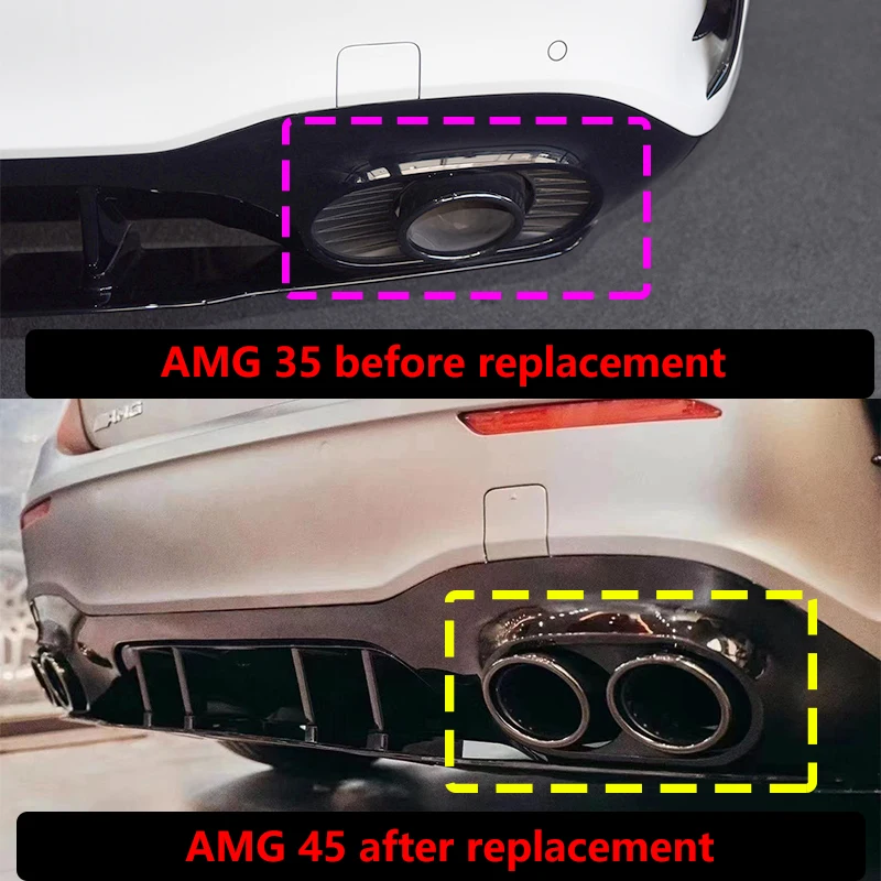For 2020 to 2024 Mercedes W177 A35 C118 CLA35 GLA35 X247 GLB35
