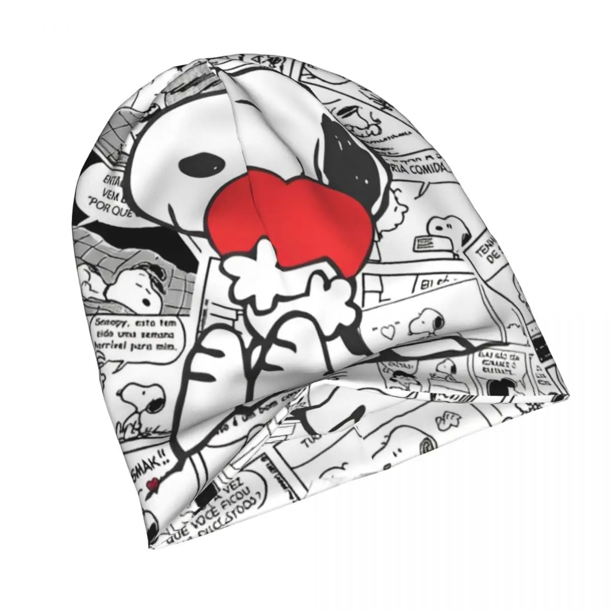 للجنسين سنوبيس الكرتون الكلب الكيماوي قبعة قبعة الزي الشتاء أغطية الرأس بونيه الحياكة القبعات هدية رائعة #3