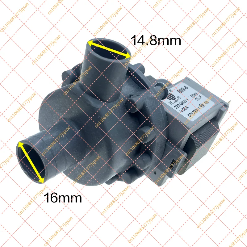 for HANYU B08-6 Wall-mounted Mini Washing Machine Drain Pump 220-240V 50Hz Replacement