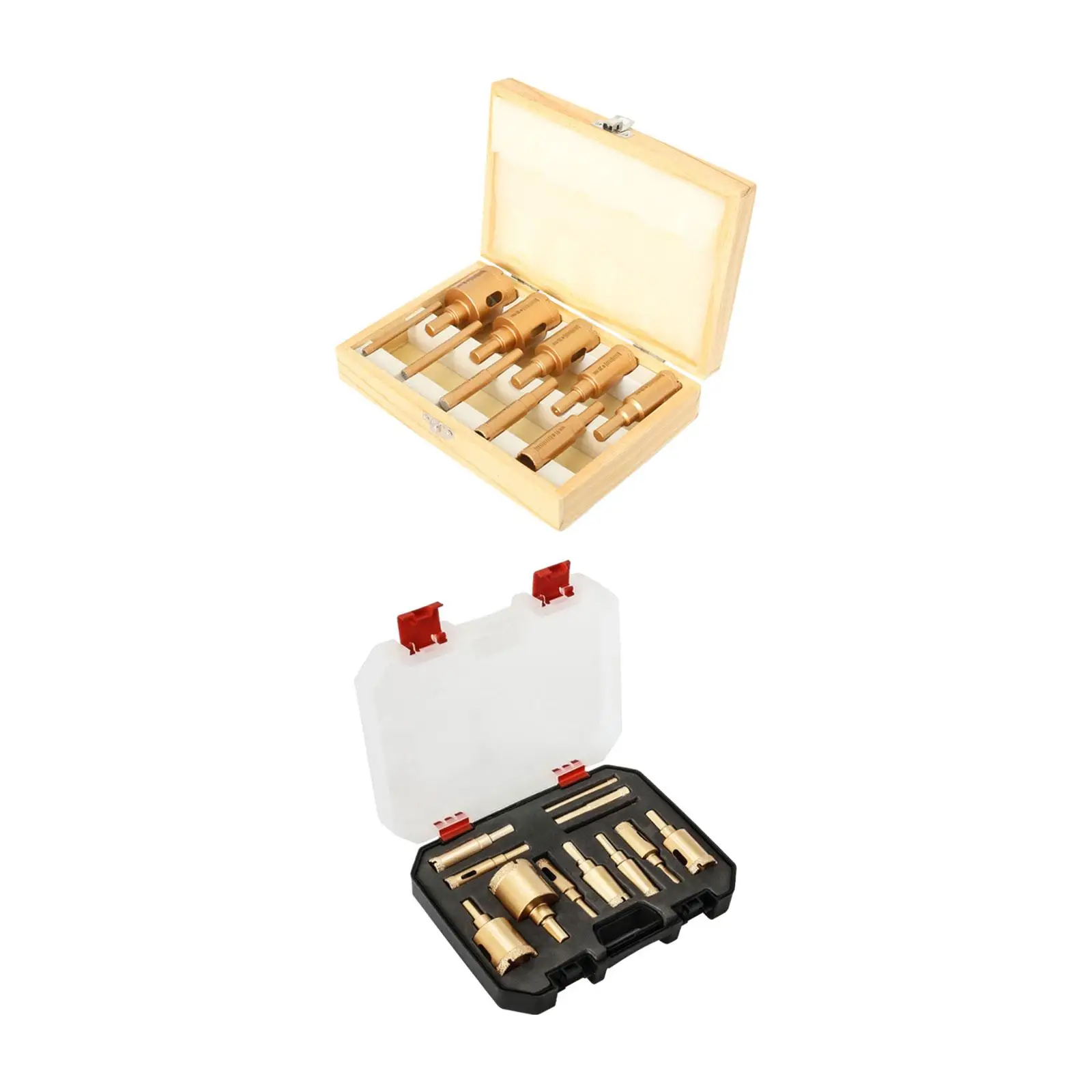 Hole Opener Opener Tool Drill Tips Professional with Portable Storage Box Drill Tips Set for Marble Glass Tiles Ceramic Ceramic