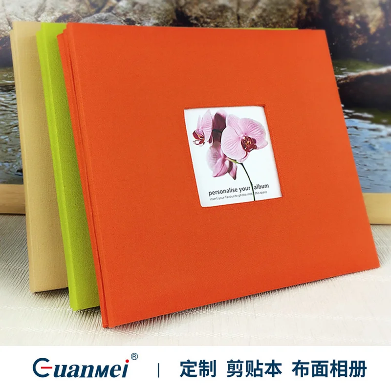 

Customized. Guangmei Processing Custom High Transparency Scrapbook Fabric Album 812X12 Scrapbook Album