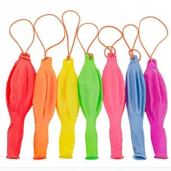 50Pcs Punch Balloon with Rubber Band Latex Bounce Balloon Indoor Outdoor Kids Daily Games Fun Ballon Birthday Party Baby Shower