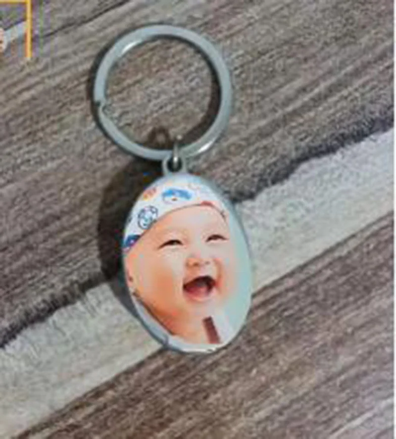 Personalized Custom Single-Sided Keychain Mom, Dad, Baby, Child, Grandpa, Parent, Angel Key Ring, Family Anniversary Gift