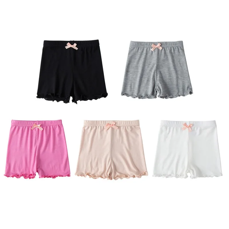 Cotton Girls Safety Pants Top Quality Kids Short Pants Children Summer Cute Shorts For 3-10 Years Old