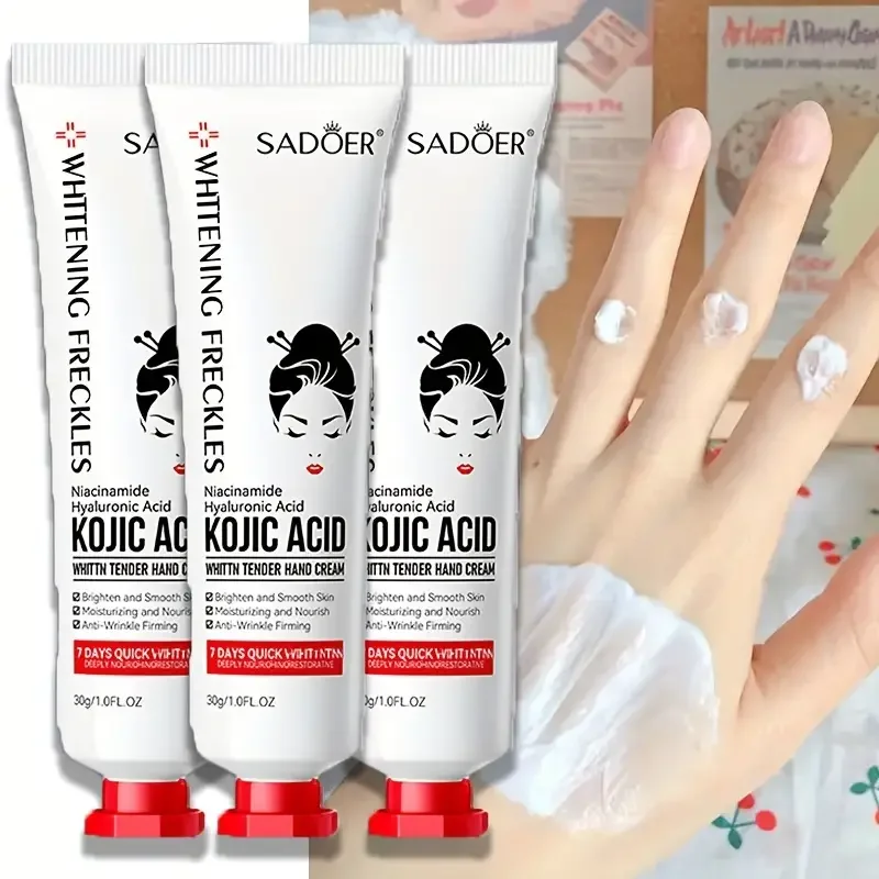 3pcs/5pcs Kojic Acid Hand Crea - огляд і ціна Skincare China