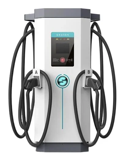 Estaciones de carga del vehículo eléctrico del cargador rápido de CCS Chademo Dc Ev del cargador público comercial 60kw Ev con la aplicación móvil