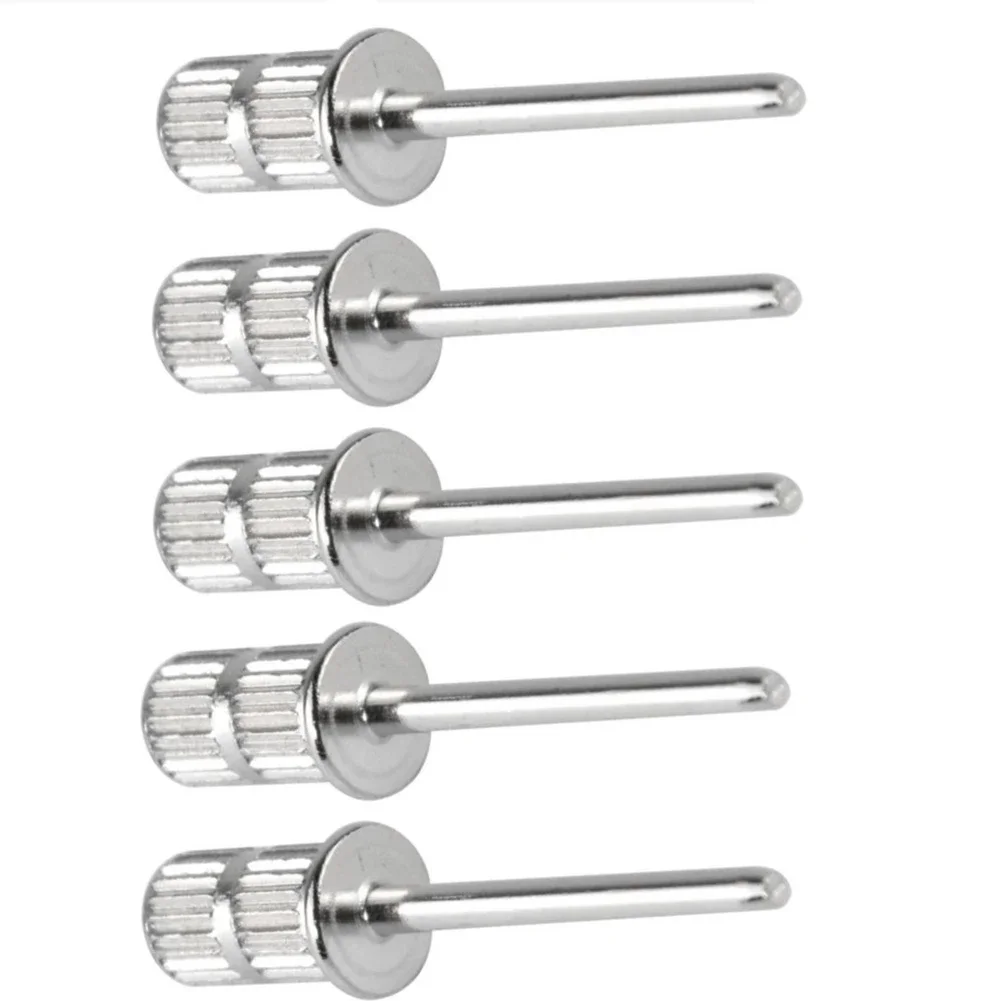 Broca de prego para manicure, bandas de lixamento, mandril, cortadores de aperto, máquinas-ferramentas pedicure, 5pcs