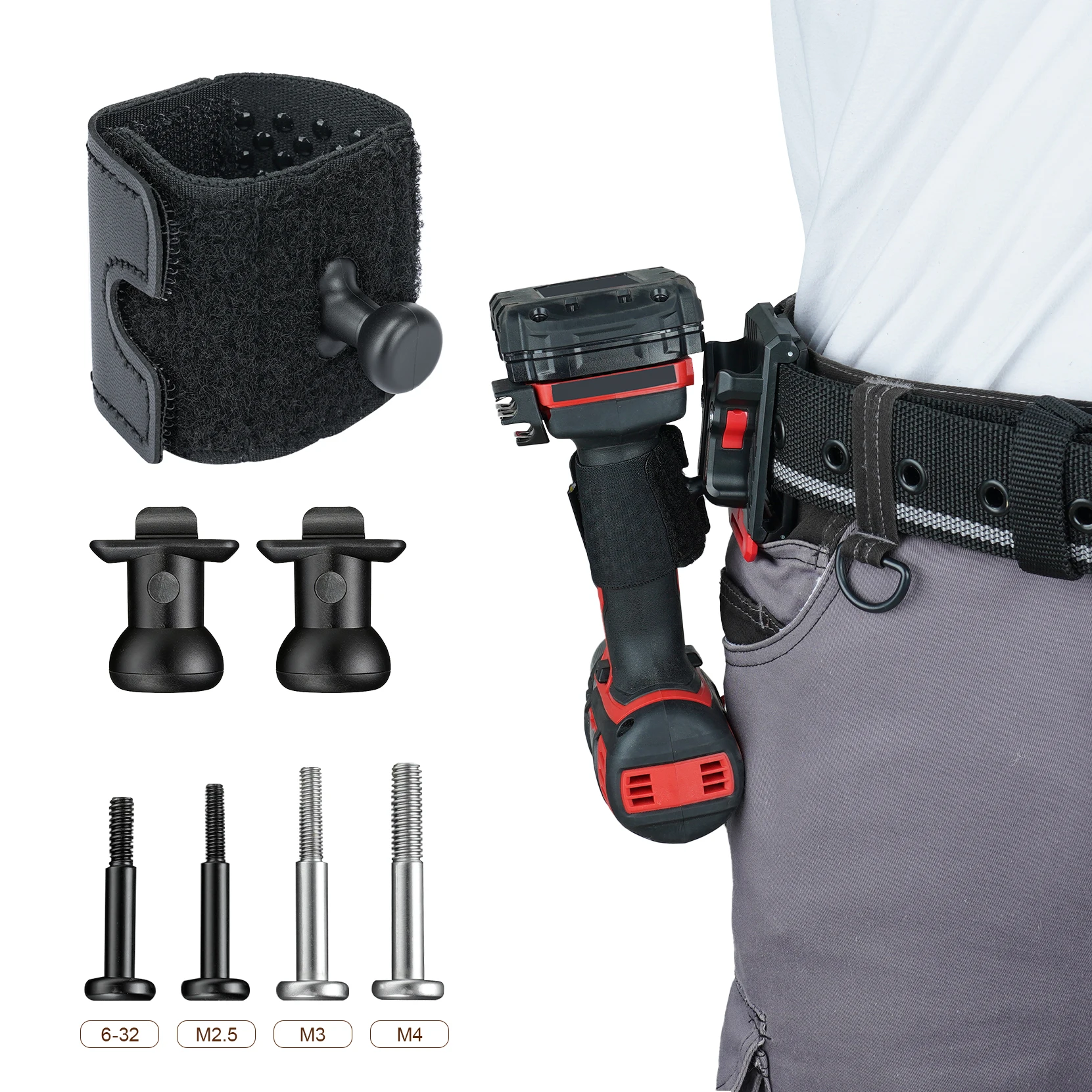 Tool Holster - Improve The Way You Carry Your Power Drill, Driver, Multitool, Pneumatic, Multi-Tool and More on Your Belt