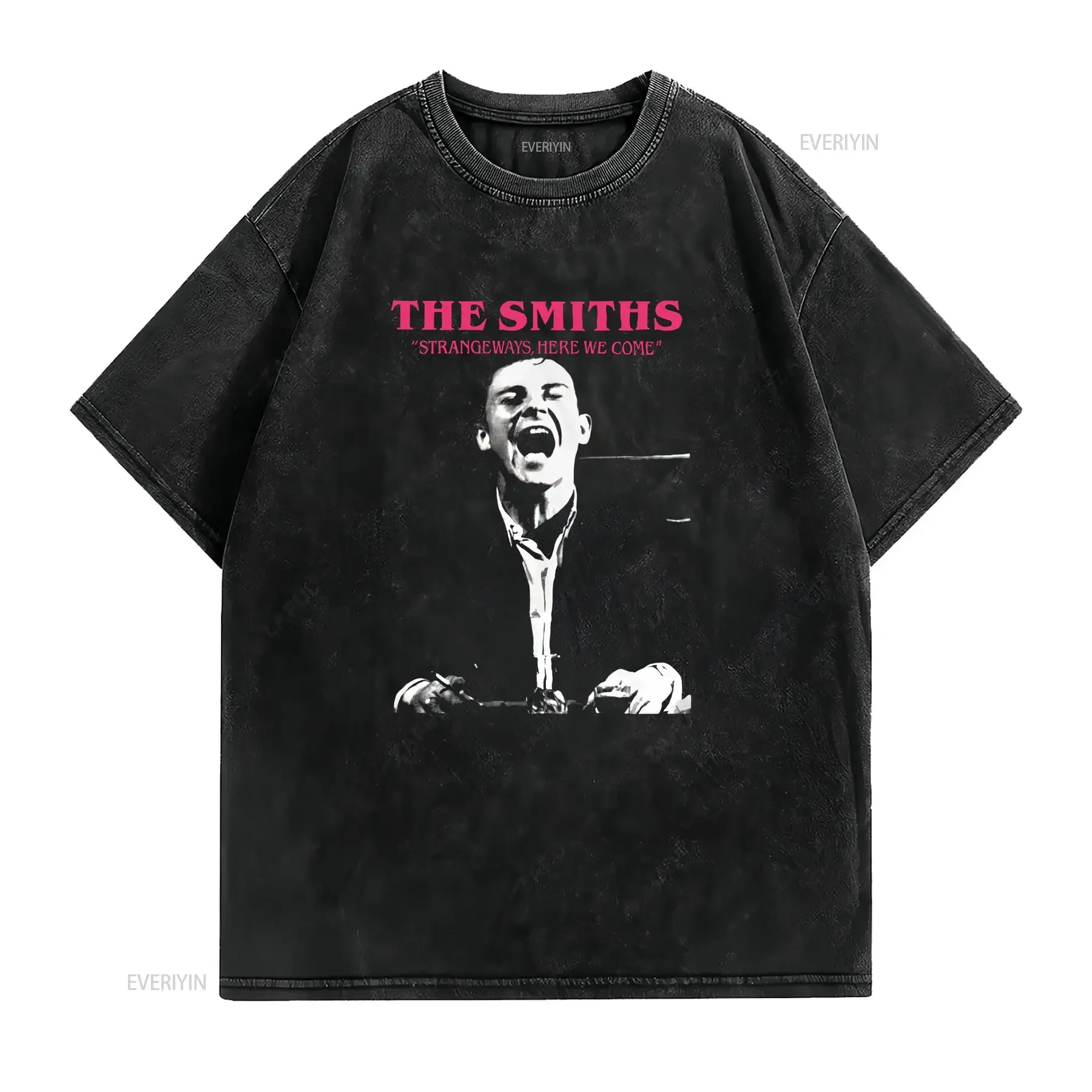 THE SMITHS STRANGEWAYS HERE WE COME 1987 T shirt Size S to 5XL vintage Washed Soft Slightly Unisex Stretched homme Casual