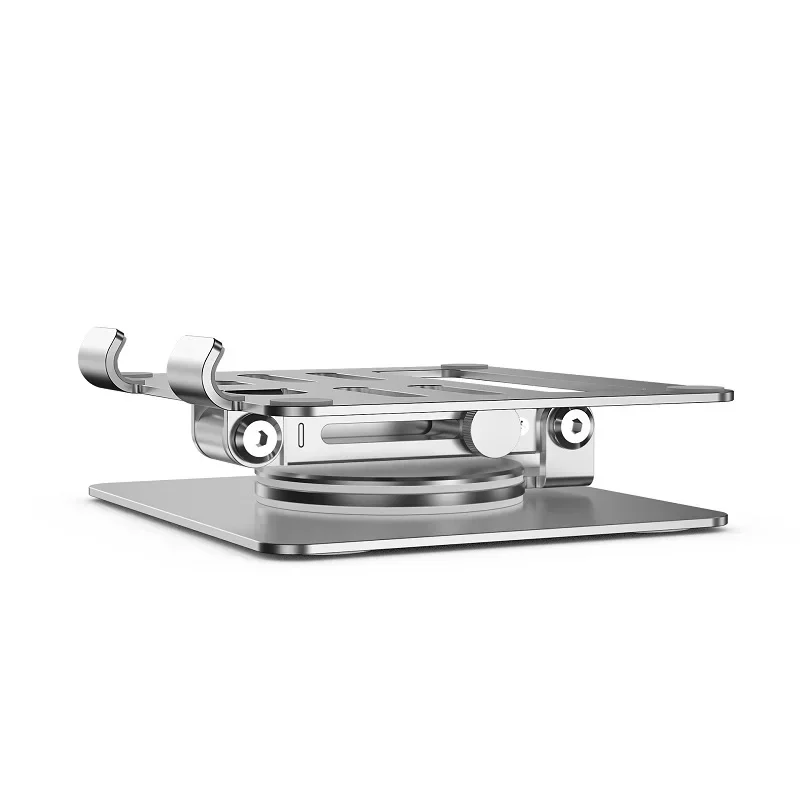 Adjustable Aluminum Alloy Tablet and Phone Stand Foldable, Rotatable, and Ergonomic Support for iPad and Mobile Devices