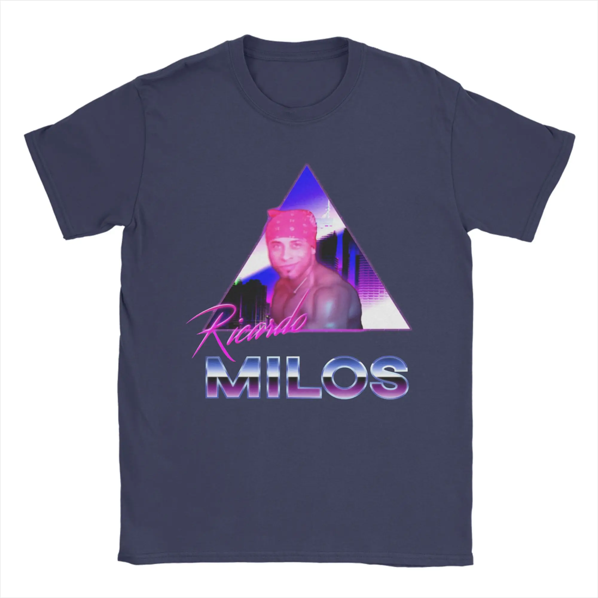 Men Women Ricardo Milos Aesthetic Vaporwave Summer Harajuku Streetwear T Shirts  100% Cotton Tops Round Neck Tees T-Shirts