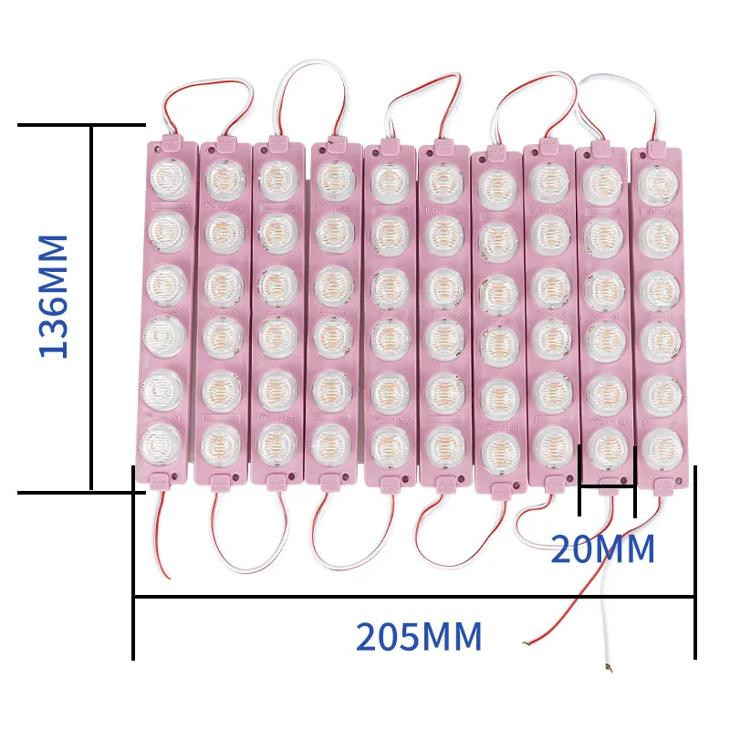 6 LED Module Lights 12V Outdoor Injection Waterproof for Advertisement Shop Signboard Letter Light-box Decor Wholesale