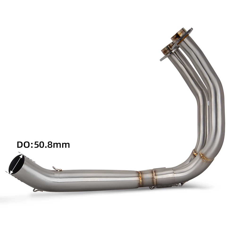 

For Kawasaki ninja650 z650 2017-2023 Motorcycle Exhaust Stainless 51MM Motorcycle Exhaust Front Link Manifold