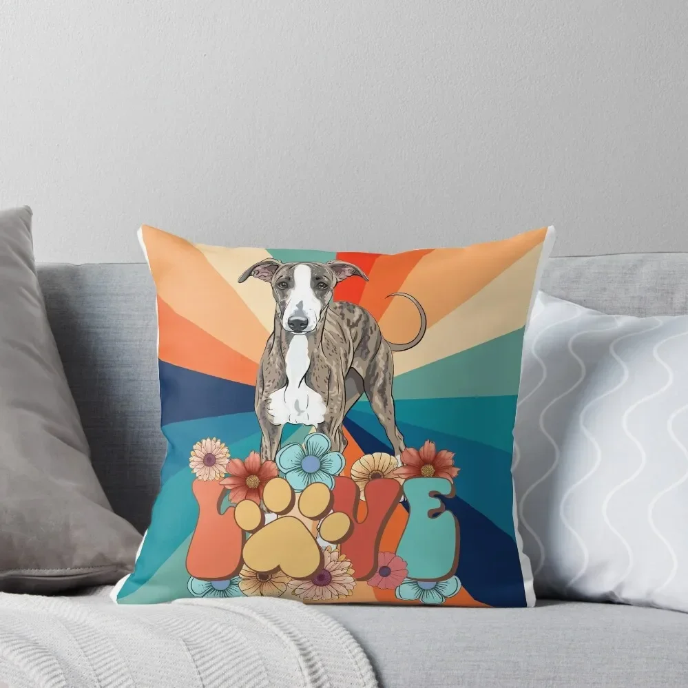 

Italian Greyhound Retro Love Throw Pillow Cushion Cover Set Sofa Cushions Christmas Pillow Covers home decor items pillow