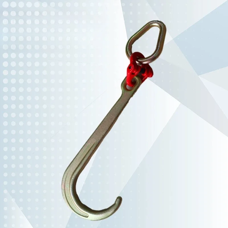 Road res-cue and obstacle clearing vehicle accessories trailer hook double chain loquat towing lifting  1pcs