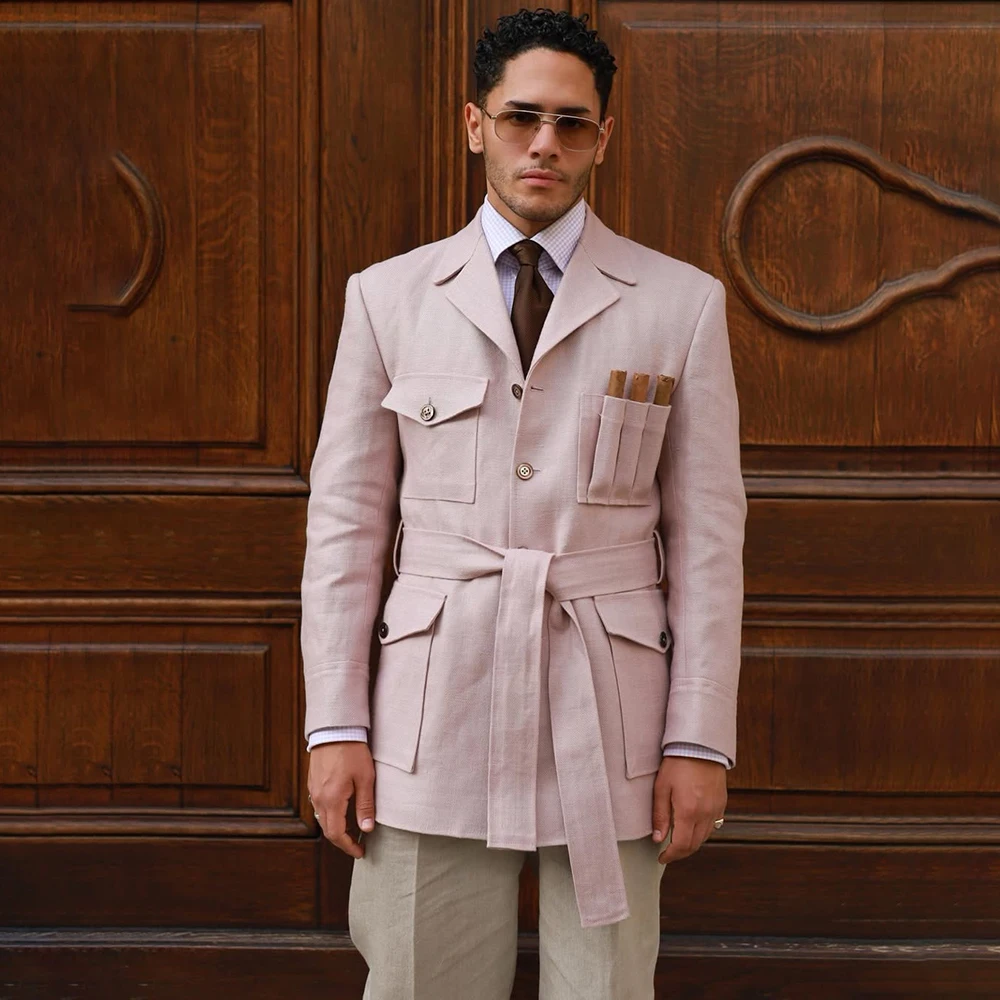 

Повседневные мужские костюмы, модные свадебные комплекты из двух предметов, куртка и брюки, полный комплект, высококачественная однобортная мужская одежда, костюм Homme