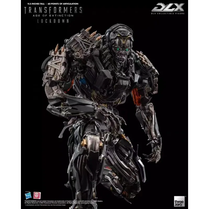 Original Hasbro Threezero Transformers AGE OF EXTINCTION LOCKDOWN Action Toy Figure Mode Ornaments view 5