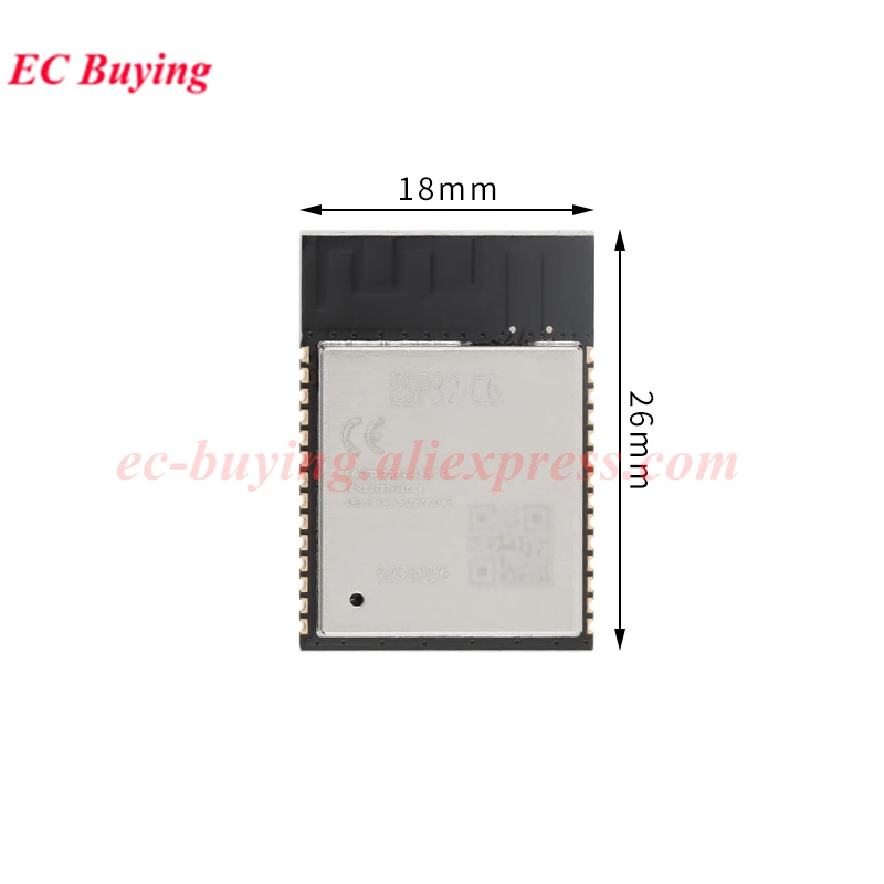 Picture 4: 1-10Pcs ESP32C6 ESP32-C6-1 NanoESP32-C6-N4/N8/N16 Wireless WiFi Wi-Fi 6 Ble 5.0+Zigbee 3.0+Thread MCU Module Development Board