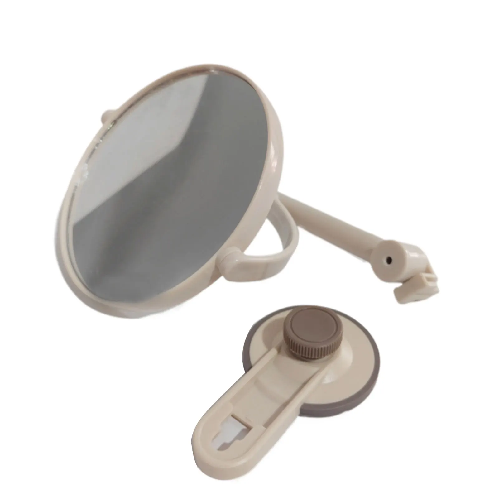 Ponsvrije badkuip met zuignap Dubbelzijdige spiegel In hoek verstelbare cosmetische antislipspiegels Waterdichte make-upbadkamer