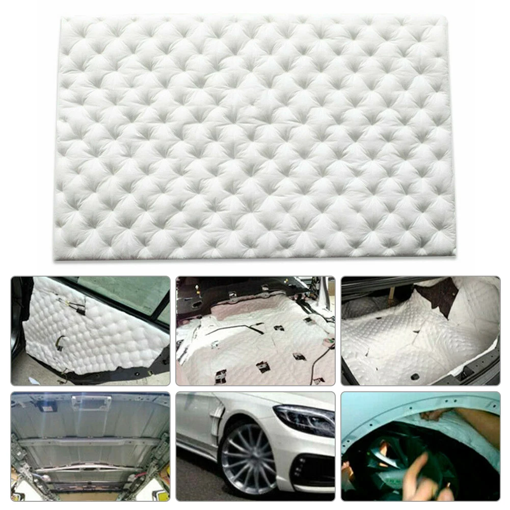 Car Sound Deadener Noise Insulation Acoustic Dampening Foam Subwoofer Mat Sound Thermal Proofing Pad 80*50cm