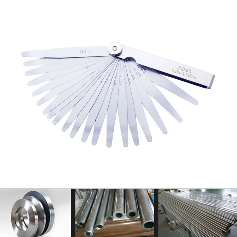 Woodworking Spark-Plug Thickness Filler Feeler Gauge Metric Measurement Tool