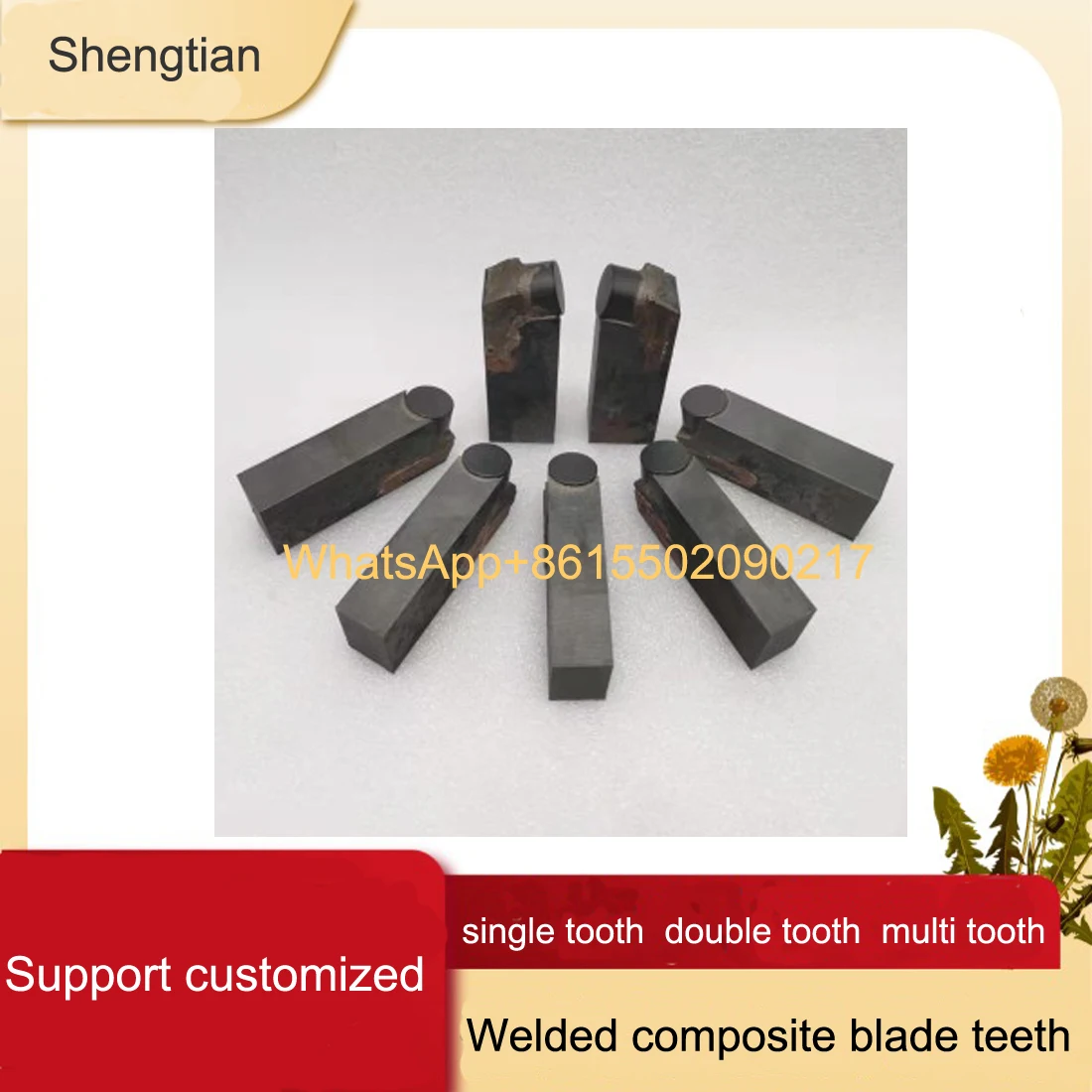 Welded cutter tooth water well drill bit reaming bit/pdc diamond compact disc bit/geological exploration free assembly