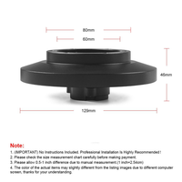 Steering Wheel Short Hub Adapter Boss Kit Short Steering Wheel Hub Adapter For 91-98 BMW E36 M3 318 328I 325I Z3 E39 850Ci-A65M