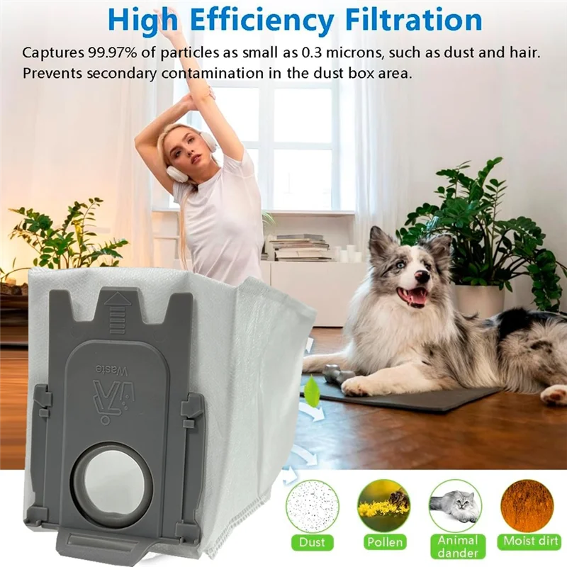 KEOL-ダストバッグ交換用 Roborock Q Revo/S8 Maxv Ultra/P10pro/G20S ロボット掃除機アクセサリー