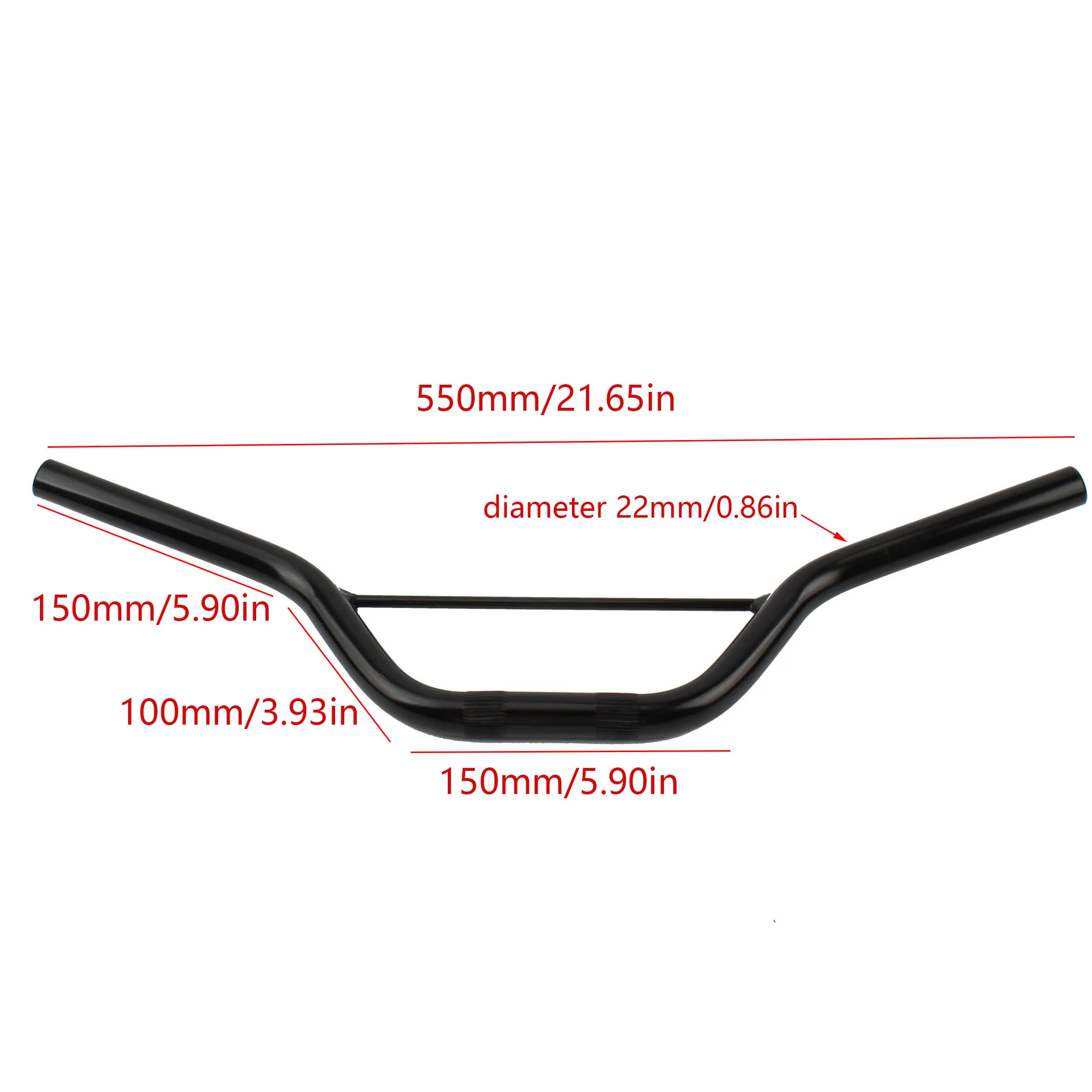 Motorcycle 22mm Aluminum Handlebar For 7/8" inch Handle Bar Motocross Mini Dirt Pit Bike Small Apollo 47cc 49cc 50cc ATV Scooter view 2