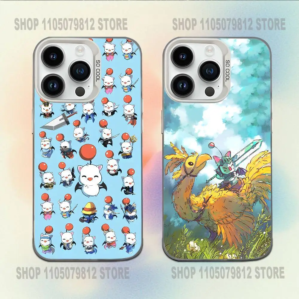 

M-Moogle Final Fantasy Vivi Phone Case For iPhone 16,15,14,13,12,11,Mini,Pro,E,MAX White Candy Matte Shockproof Cover