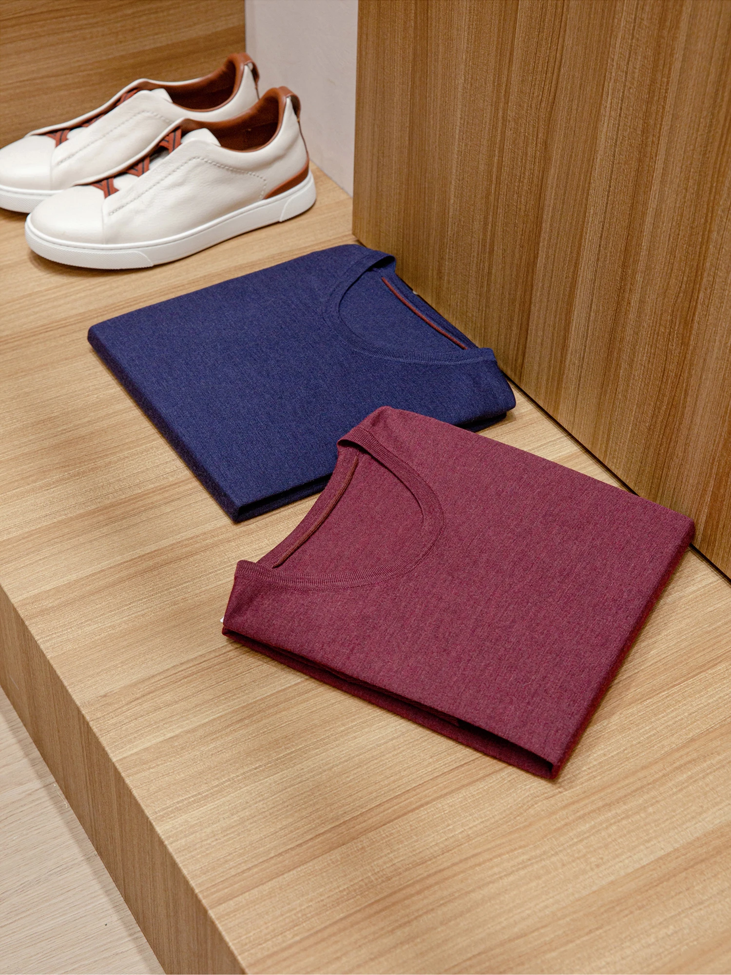 Premium 00% Merino Wool Men's Slim Fit round Ne Knitted Sweater Base Layer Faionable Urban Sle Long Sve Casual Top