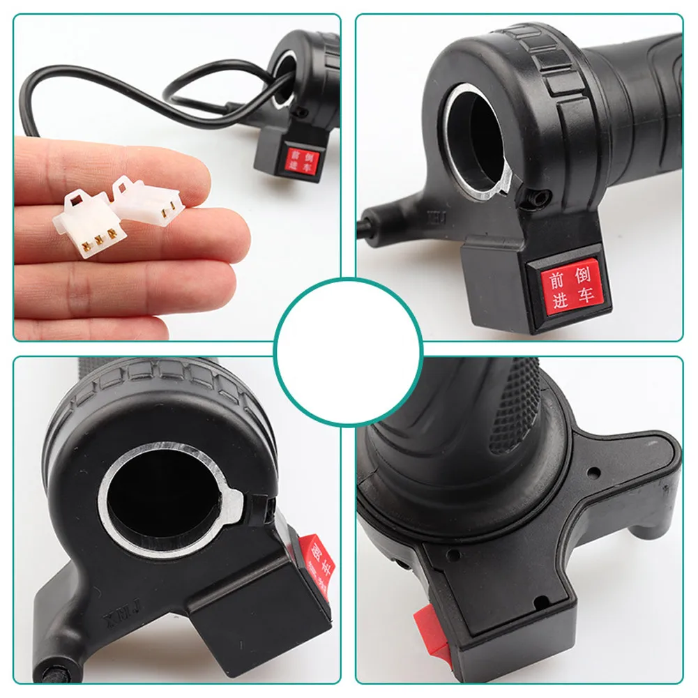 Electric Bicycle Throttle E-bike Twist-Throttle High / Medium / Low Speed / Forward / Reverse Accelerator Cycling Accessories