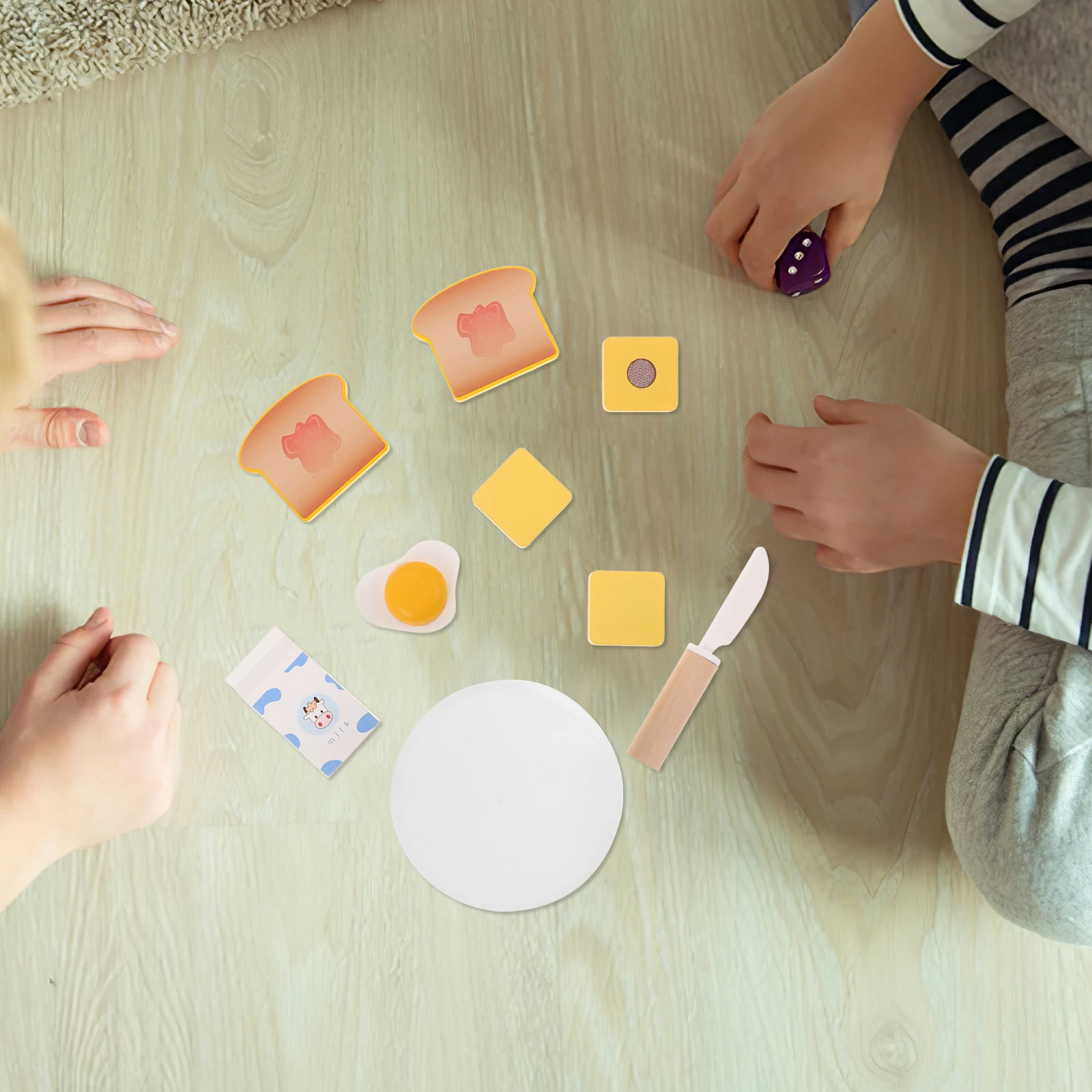 1 مجموعة محمصة خشبية التظاهر اللعب الإفطار مجموعة مونتيسوري اكسسوارات المطبخ آلة الخبز للطفل المهارات الحركية الدقيقة #1