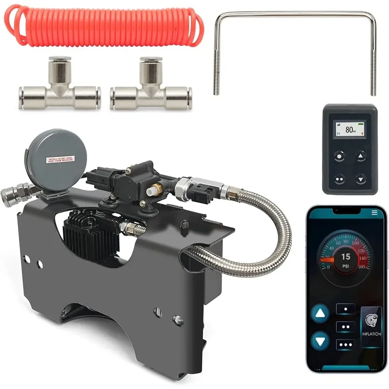 WirelessOne (2nd Generation) Compressor System with EZ Mount Compatible with Air lift Firestone Air Spring Kit Replac