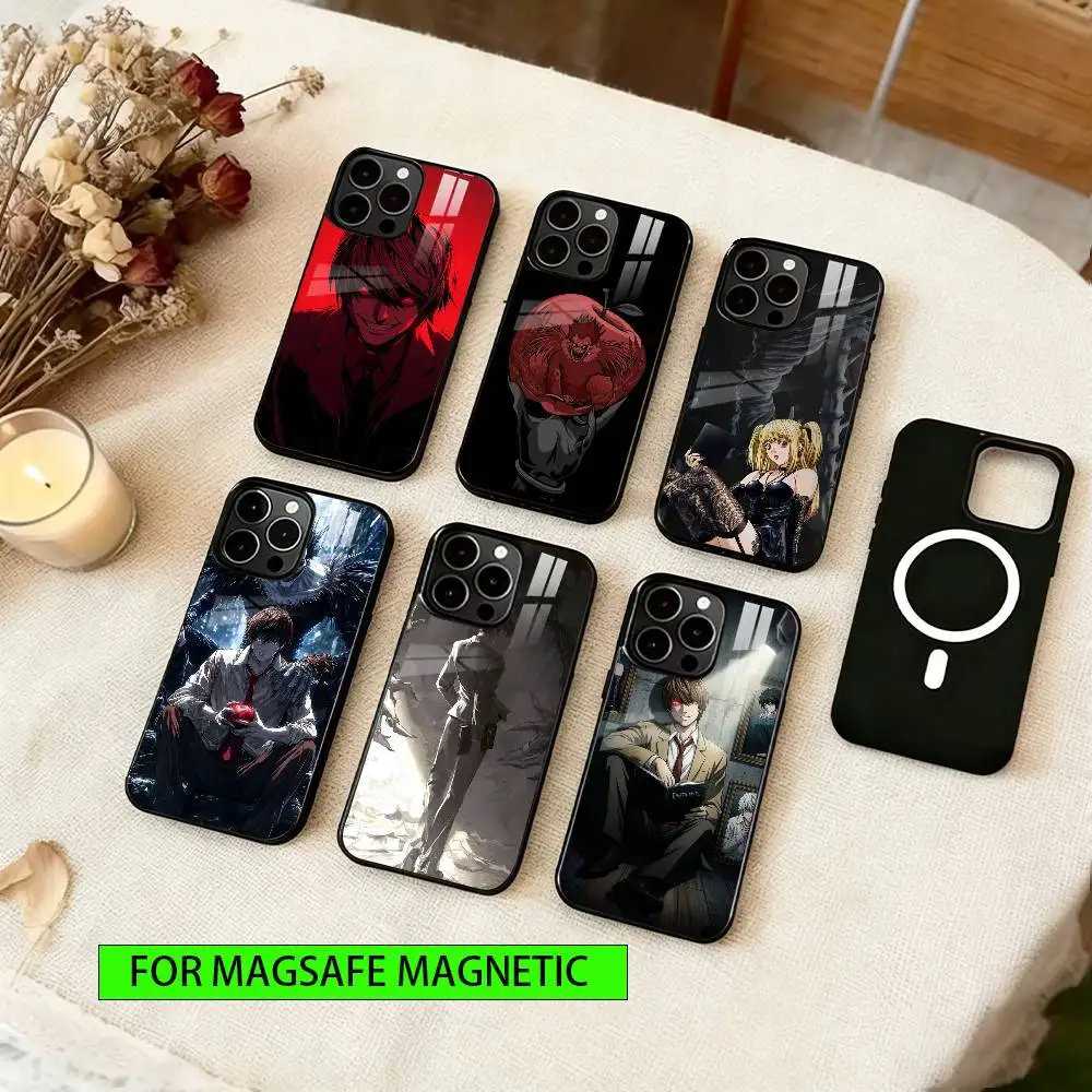 

Death Note Phone Case For iPhone17,16,15,14,13,12,11 Plus,Pro Magnetic with Magsafe Wireless Charging