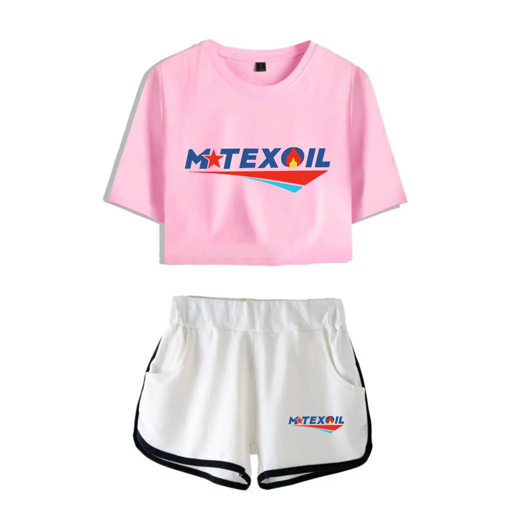 

Landman TV Show tops M-Tex Oil crop tops midriff-baring fitted women crop sets short tshirt fashion sets