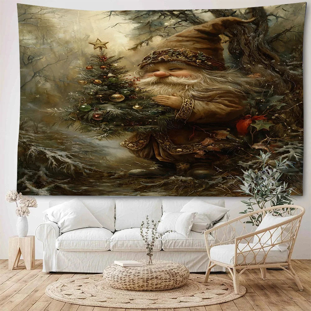 

Santa Claus Christmas gifts Christmas decorations Christmas background wall decor
