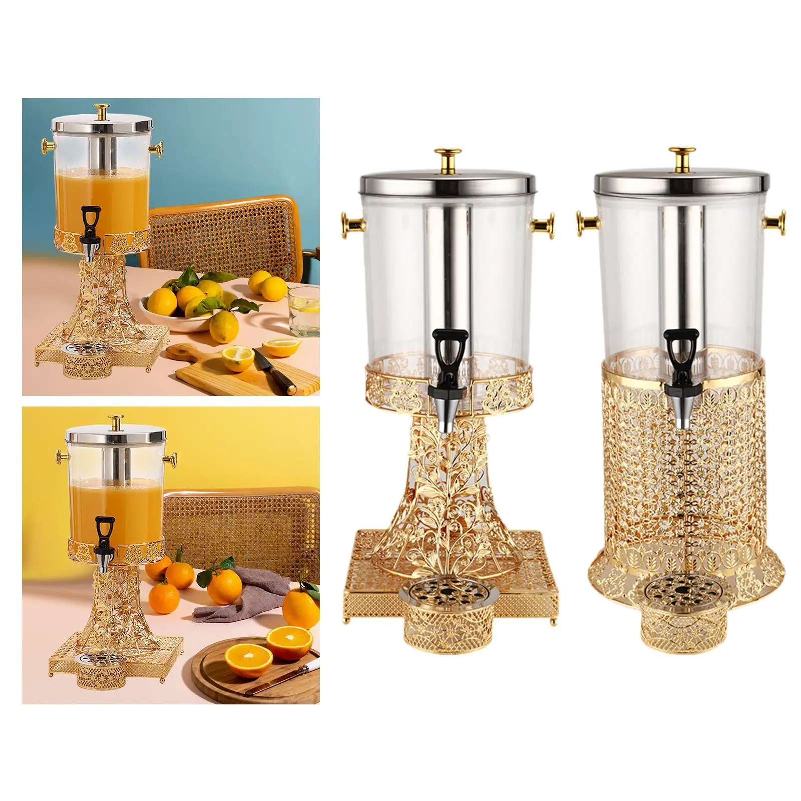 

Drink Dispenser with Spigot Pitcher Beverage Dispenser for Bar Beer Parties