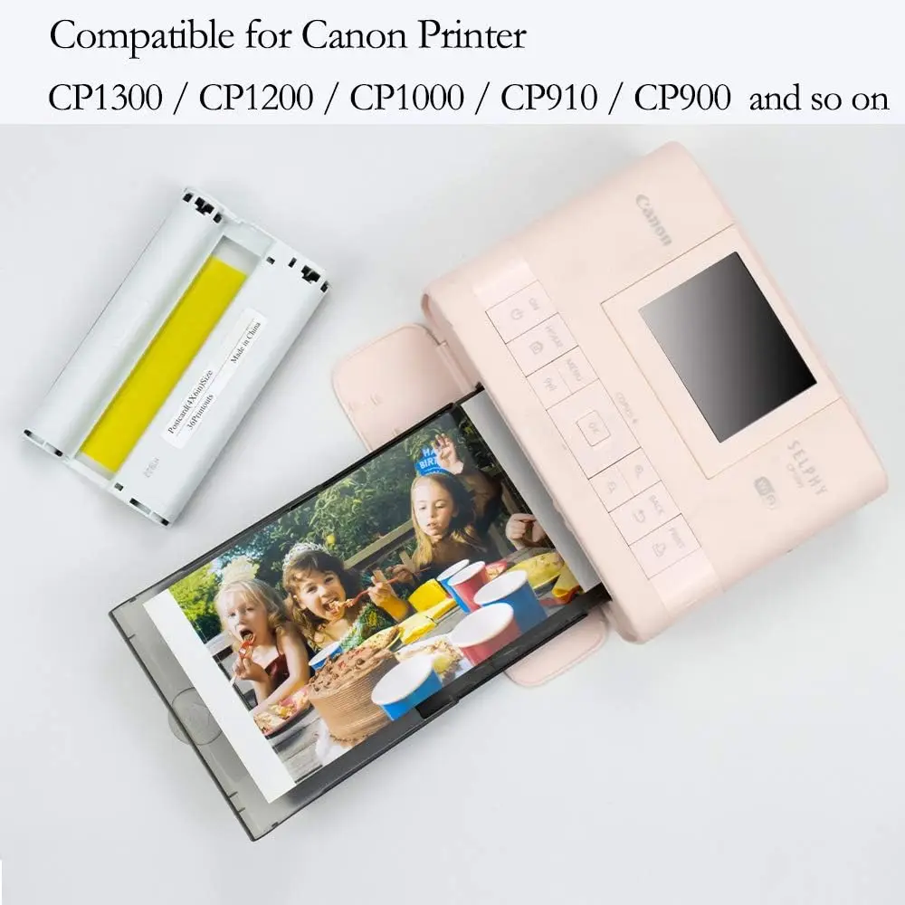 1/2/3PK Cassette Inks for Canon Selphy Photo Printer KP-108IN Color Cartridge Ink for Canon Selphy CP1200 CP1300 CP910 CP900