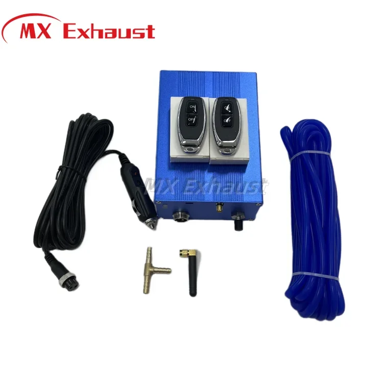 1 Set (2 Muffler) Customizable Performance Universal Exhaust Muffler Silenciador Racing Resonator with 3