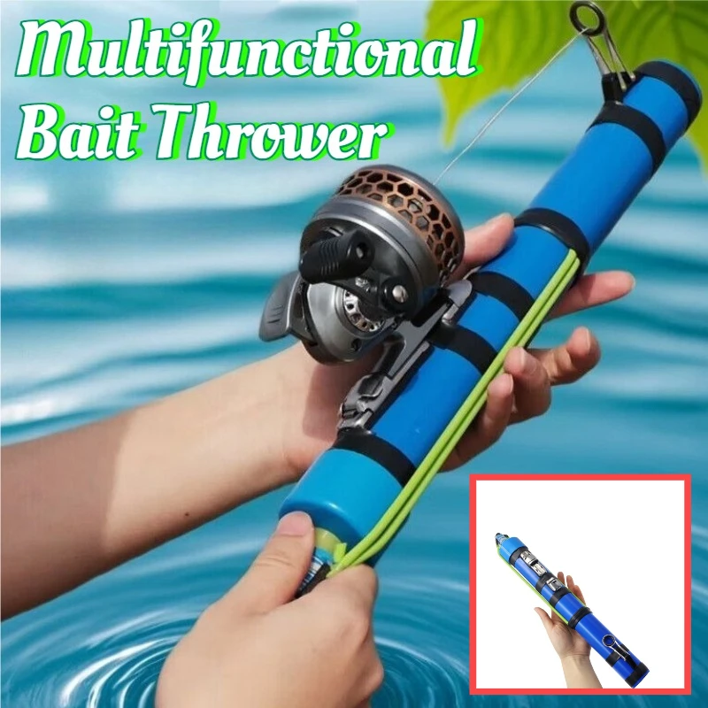 

Outdoor Lightweight Bait Thrower Fishing Rods Portable Multifunctional Baits Thrower Rod Fishing Gear Tackle Tools Supplies