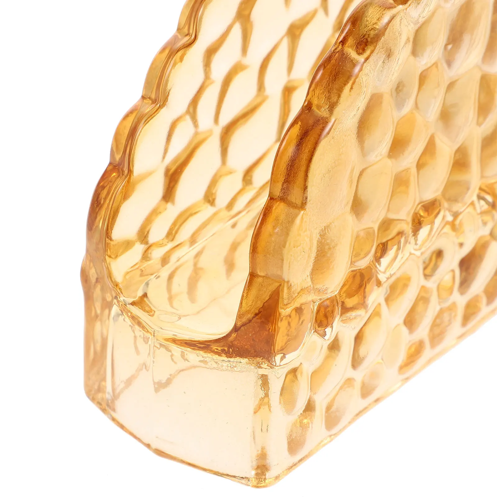 

Water Cube Napkin Holder Clear Glass Paper Towel Stand Elegant Retro Table Dining Kitchen Party House Storage Stylish
